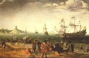 WILLAERTS, Adam, Coastal Landscape with Ships